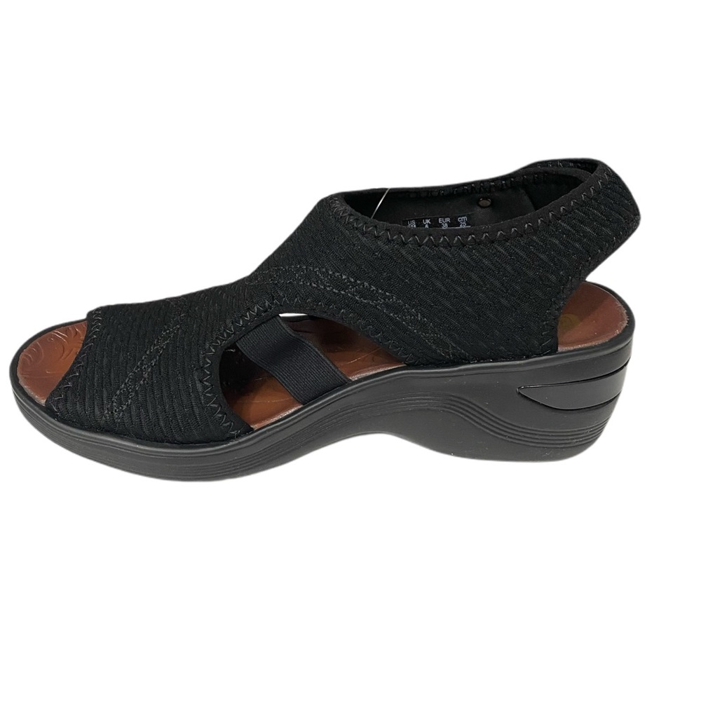 BZees Dream Wedge Sandal Black -Various